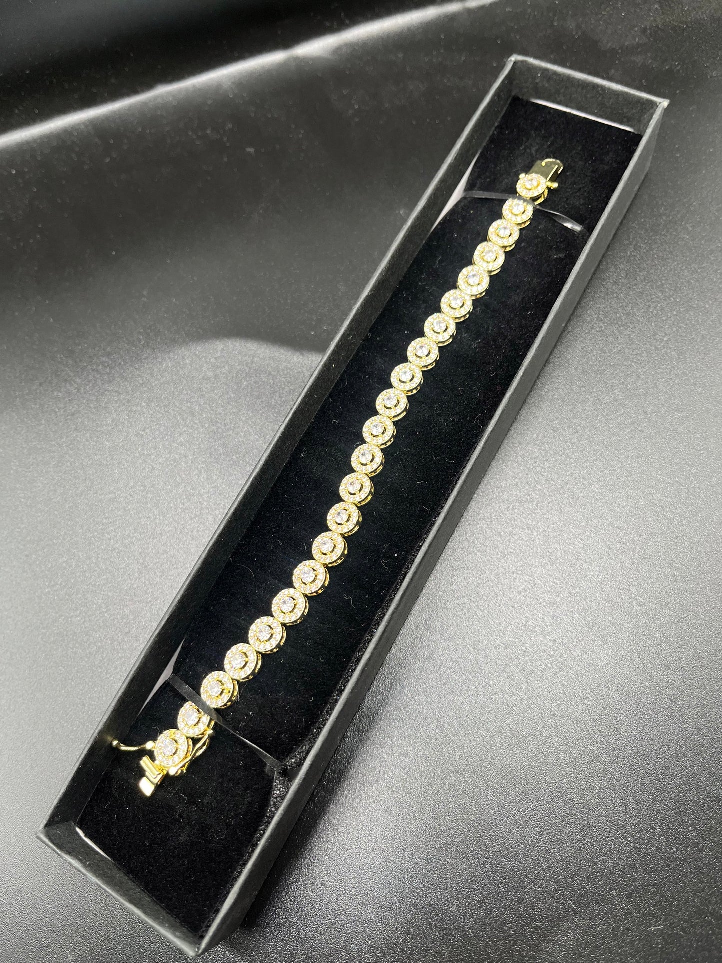 Divine Gold Tennis Bracelet image 2