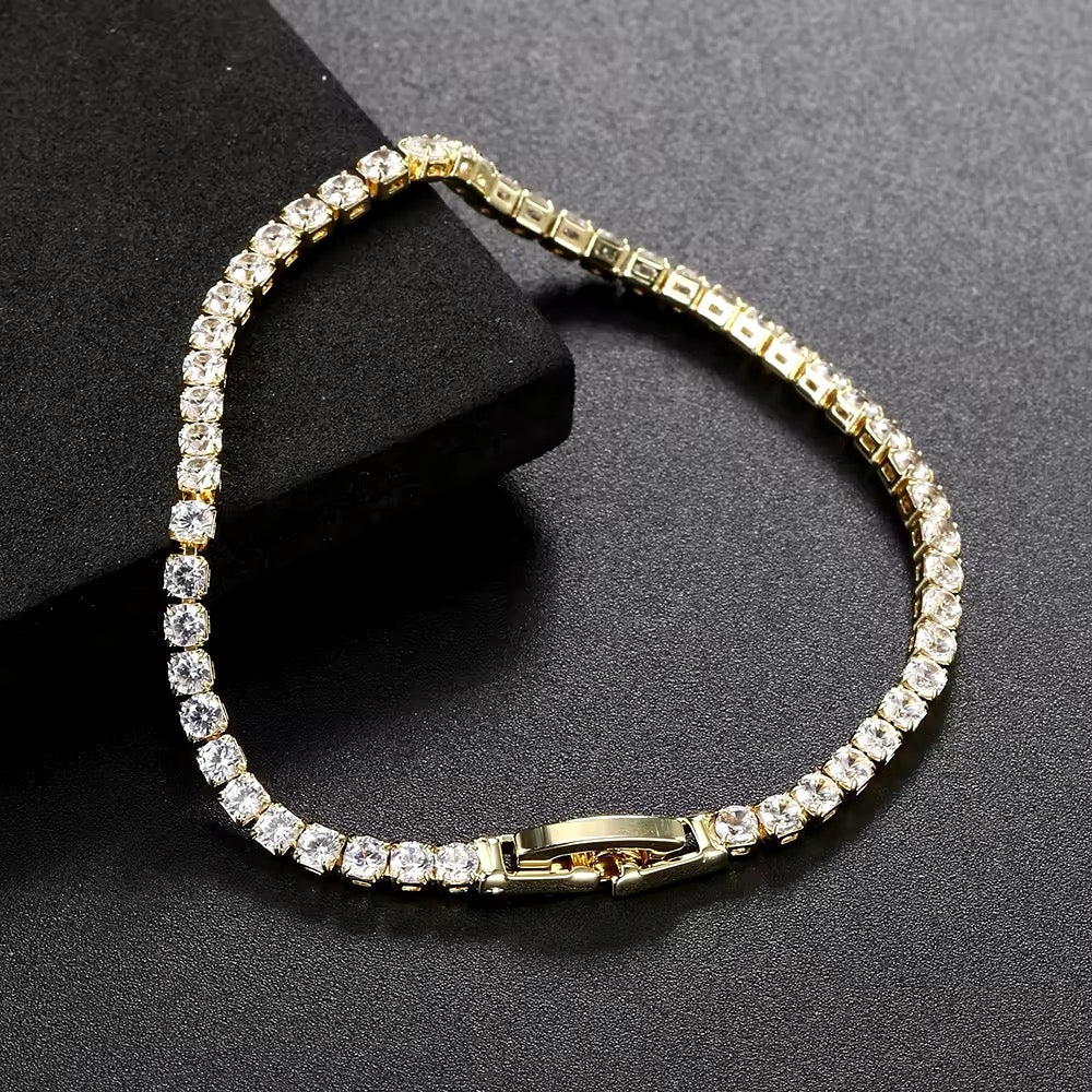 Luxe Gold Tennis Bracelet image 2