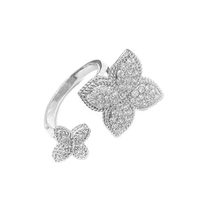 Zipporah Floral Diamanté Ring image 0