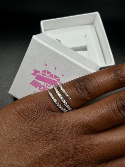 Helix Diamanté Ring image 2