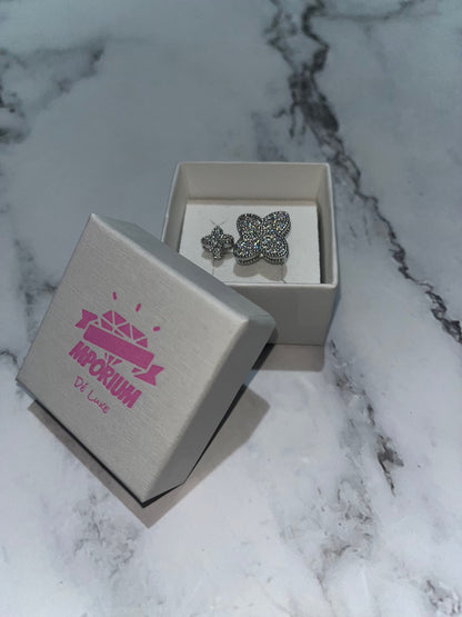 Zipporah Floral Diamanté Ring image 6