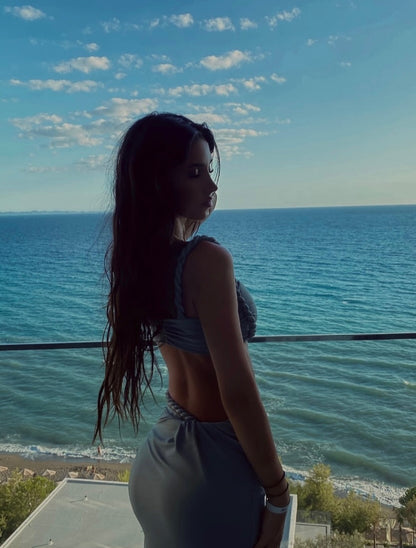 Sandi Co-ord With Rope Embelishment