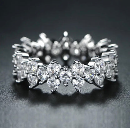 Butterfly Diamanté Ring image 0