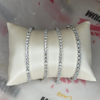 Luxe Silver Tennis Bracelet  image 0